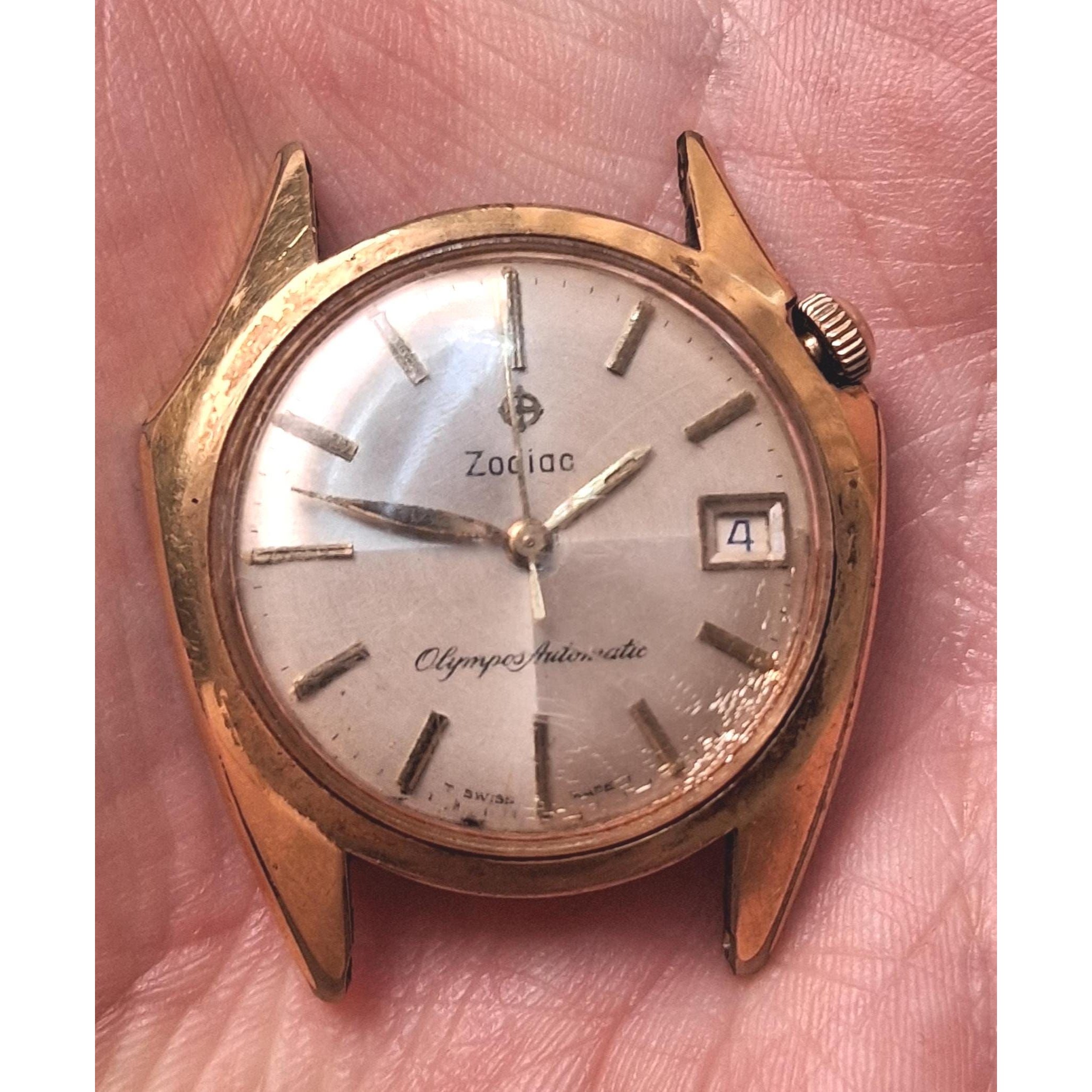 Vintage Zodiac Olympos Automatic Watch Swiss